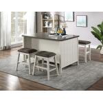 Heidelberg 4 Pc Counter Ht Table Set w/ Bench - Image 4