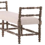 Martini Turned Leg Bench - Image 5