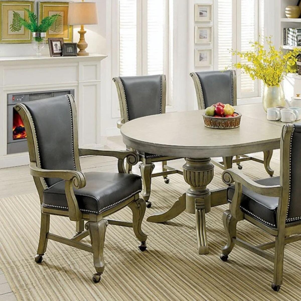 Melina 7 Pc Dining Table Set - Image 2