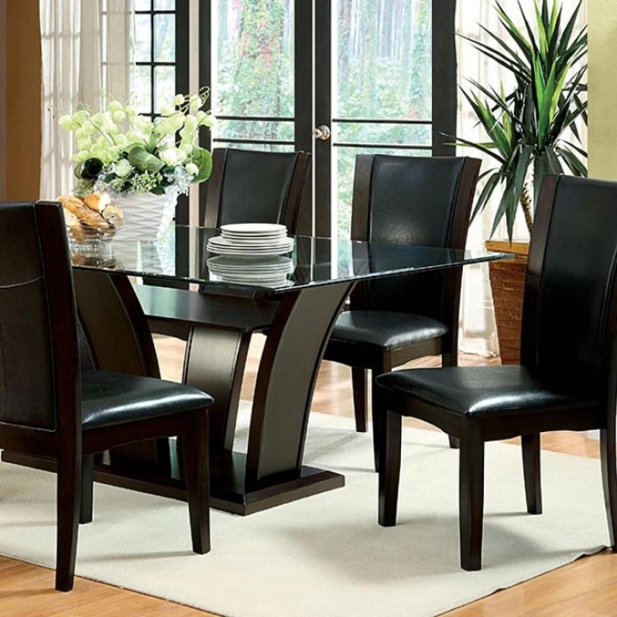7581be9f53e59f195da656218051e688 Manhattan 7 Pc Dining Table Set - Image 1