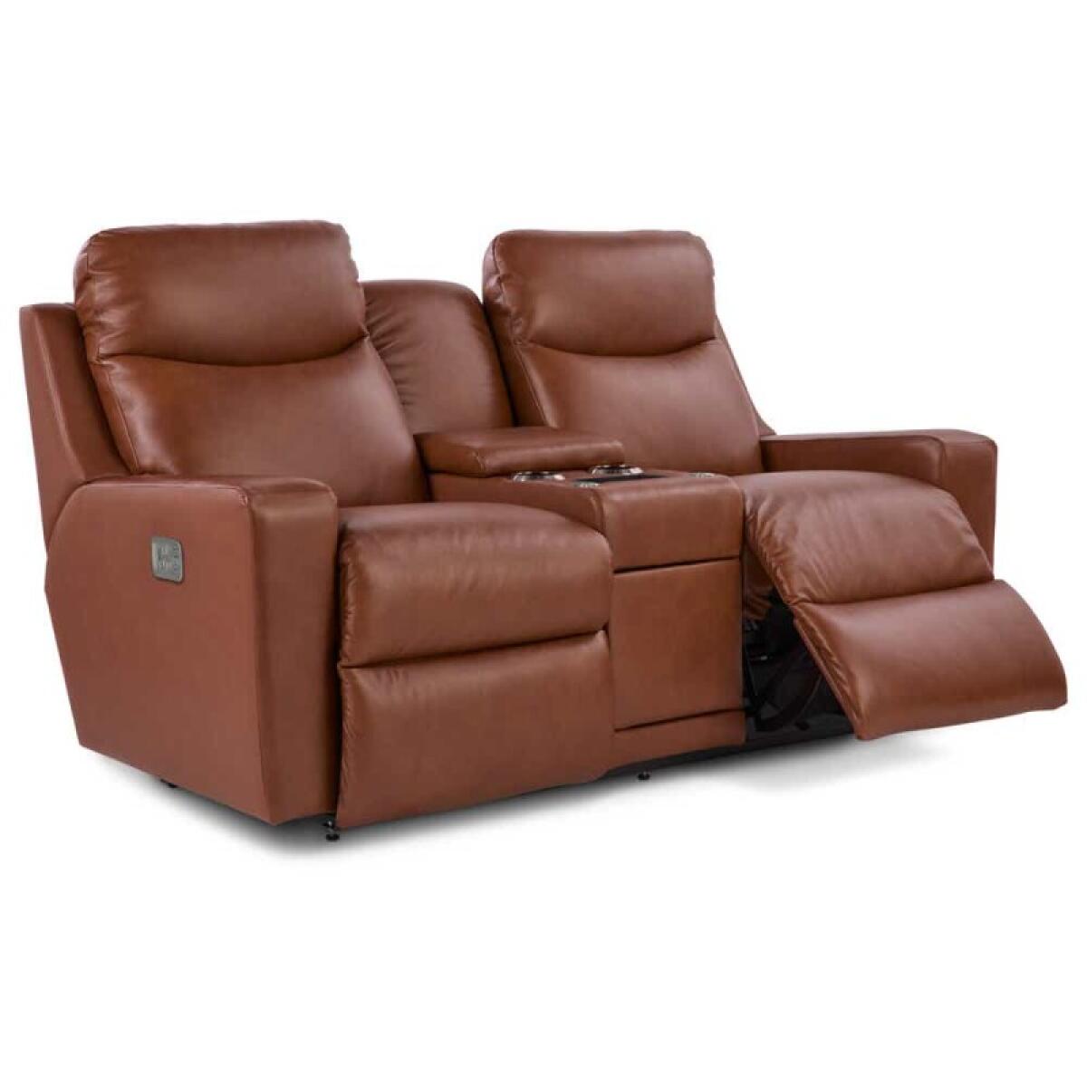 Emmons Power Reclining Loveseat w/ Headrest & Console - U49781 - Image 5