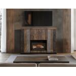 Loft Brown Fireplace Console - Image 5