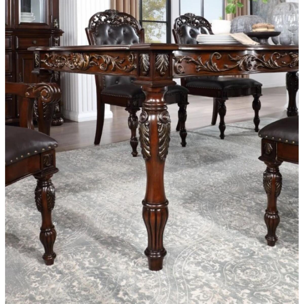 Nouvelle 7 Pc Dining Table Set - Image 6
