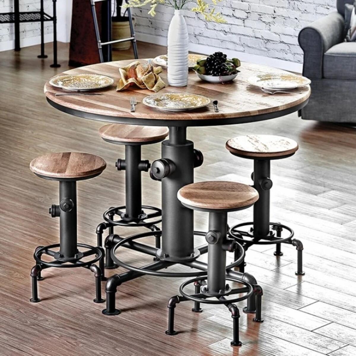 Foskey 5 Pc Counter Ht Table Set - Image 2