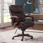 Bellamy Executive Leather Office Chair, Brown - 45783-LZB - Image 3