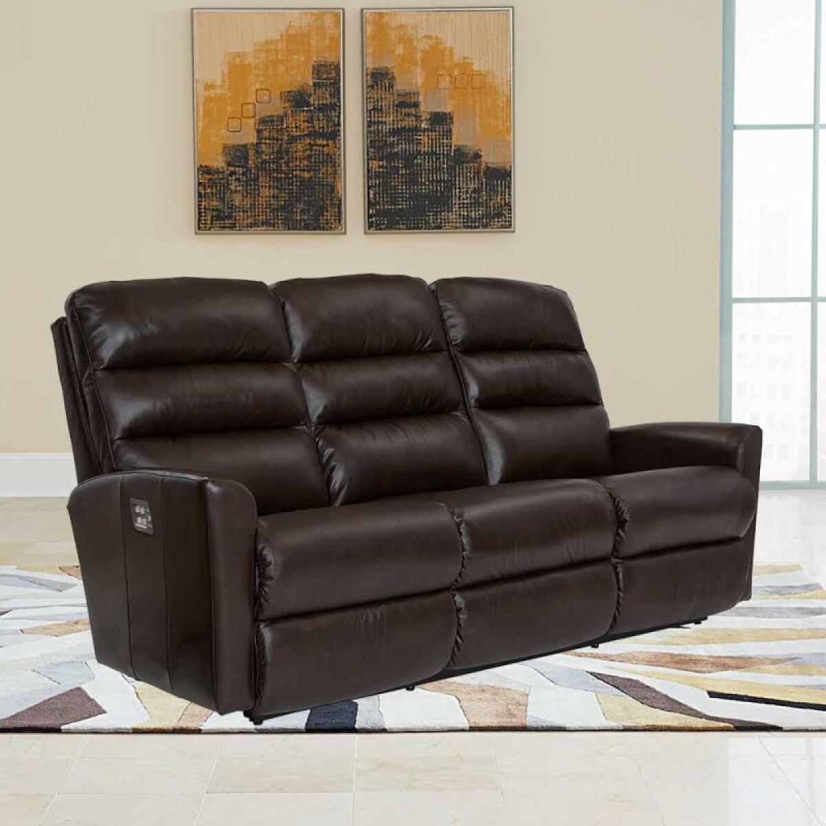 Liam Power Wall Reclining Sofa w/ Headrest & Lumbar - 33X786 - Image 4