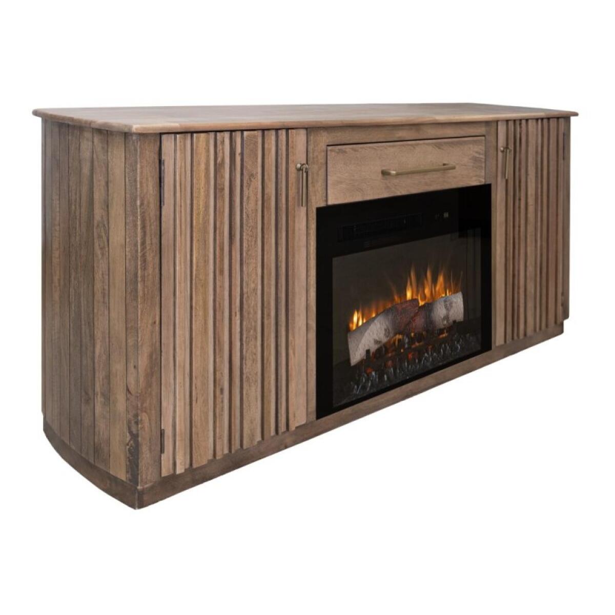 Mezquite 1 Drawer, 2 Doors Fireplace TV Stand 70" - Image 3