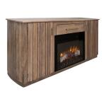 Mezquite 1 Drawer, 2 Doors Fireplace TV Stand 70" - Image 3