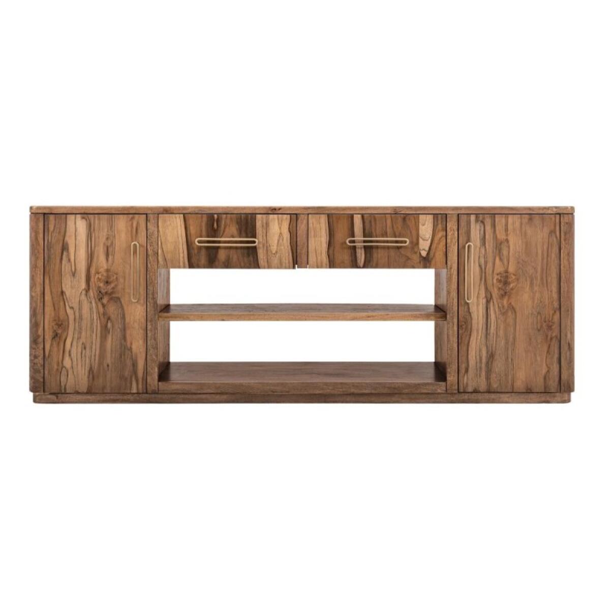 Balam 2 Drawer & 2 Door TV Stand, 80" for Fireplace - Image 2