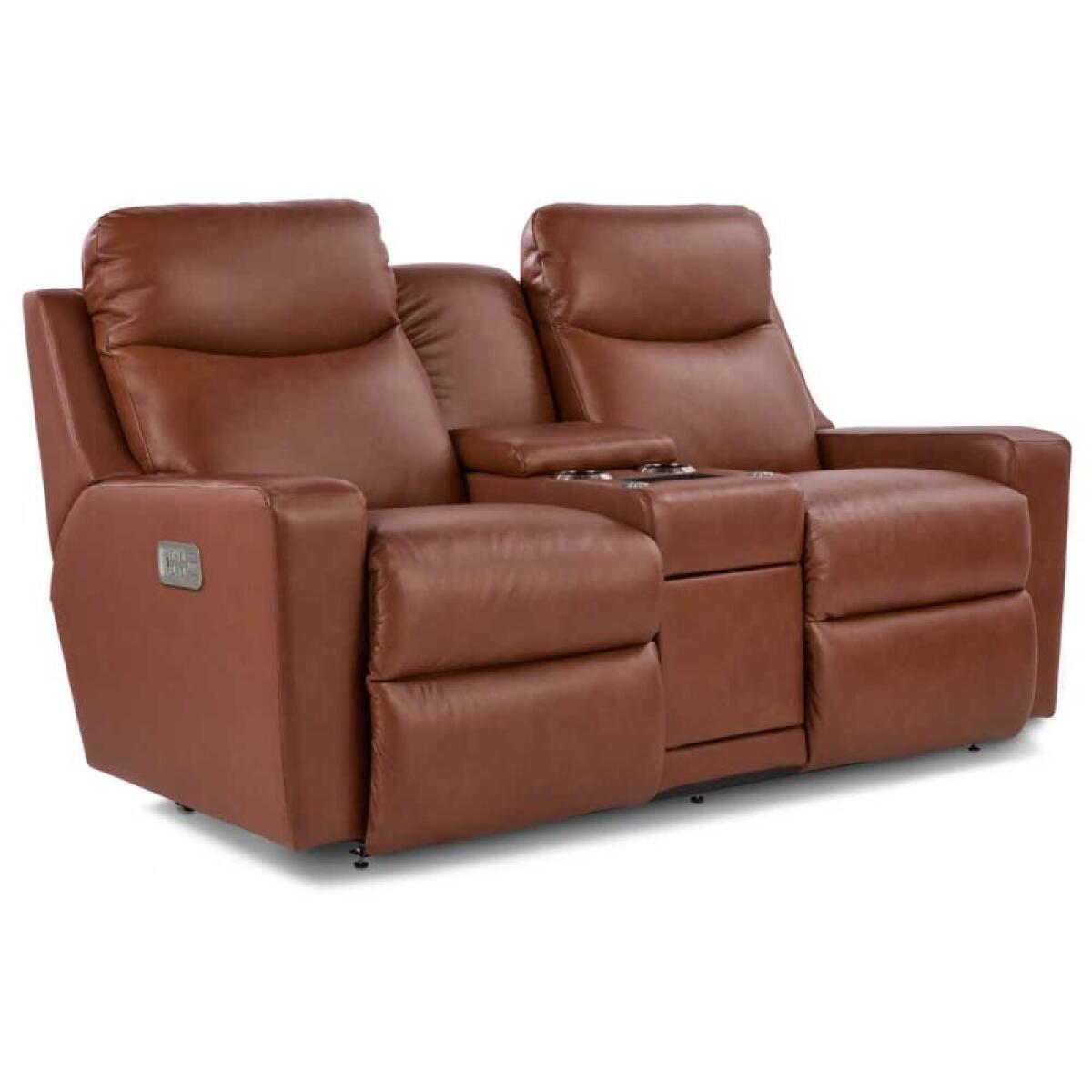 Emmons Power Reclining Loveseat w/ Headrest, Lumbar & Console - X49781 - Image 4