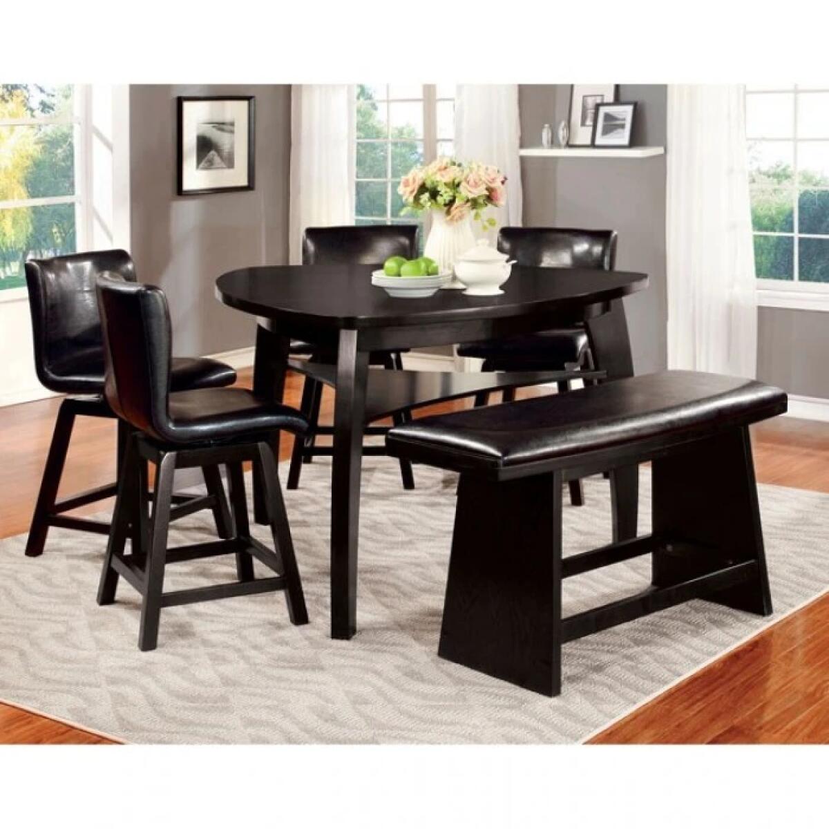Hurley 6 Pc Counter Ht Table Set w/ Bench - Image 3