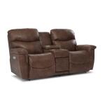 James Power Reclining Loveseat w/ Headrest, Lumbar & Console - X49521 - Image 5