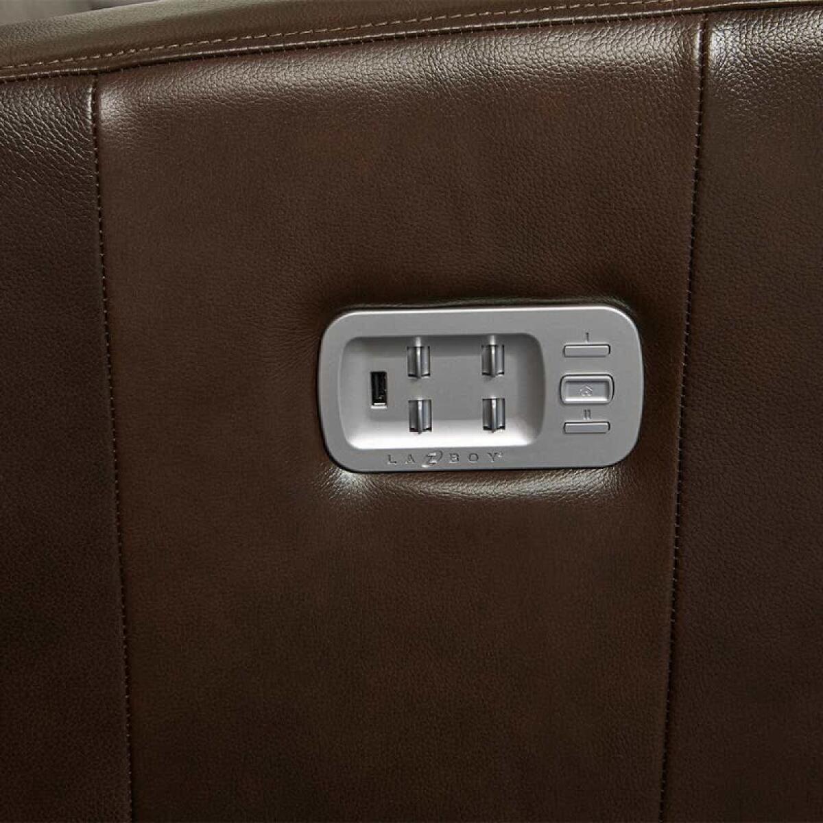 Liam Power Wall Reclining Loveseat w/ Headrest & Console - U39786 - Image 7
