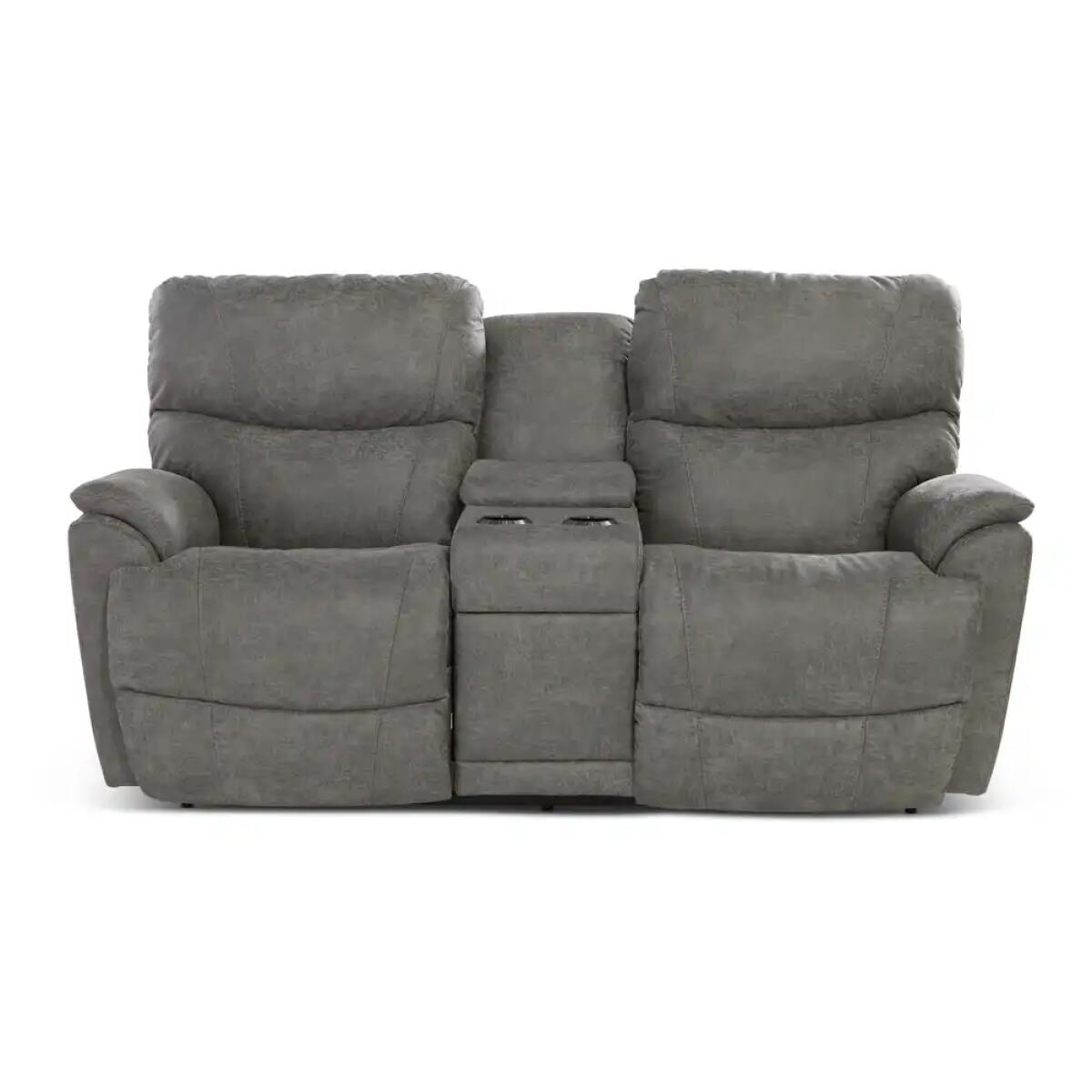 Trouper Power Reclining Loveseat w/ Headrest & Console - U49724 - Image 4