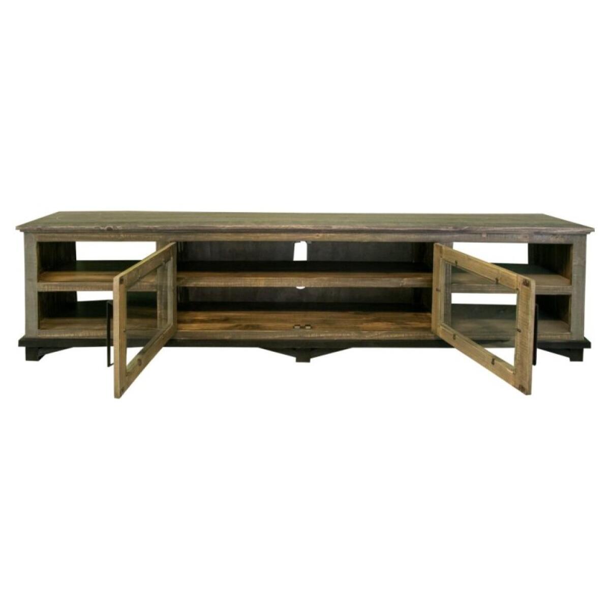 Loft Brown 2 Door 93" TV Stand - Image 3