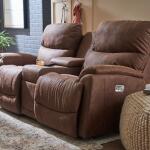 Trouper Power Reclining Loveseat w/ Headrest & Console - U49724 - Image 3
