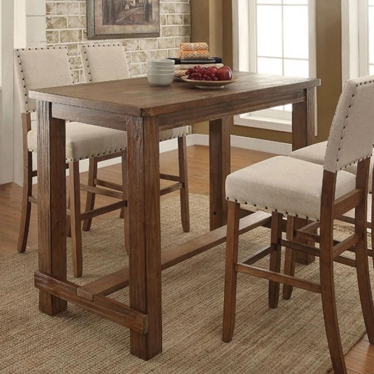 Sania 5 Pc Bar Table Set - Image 2