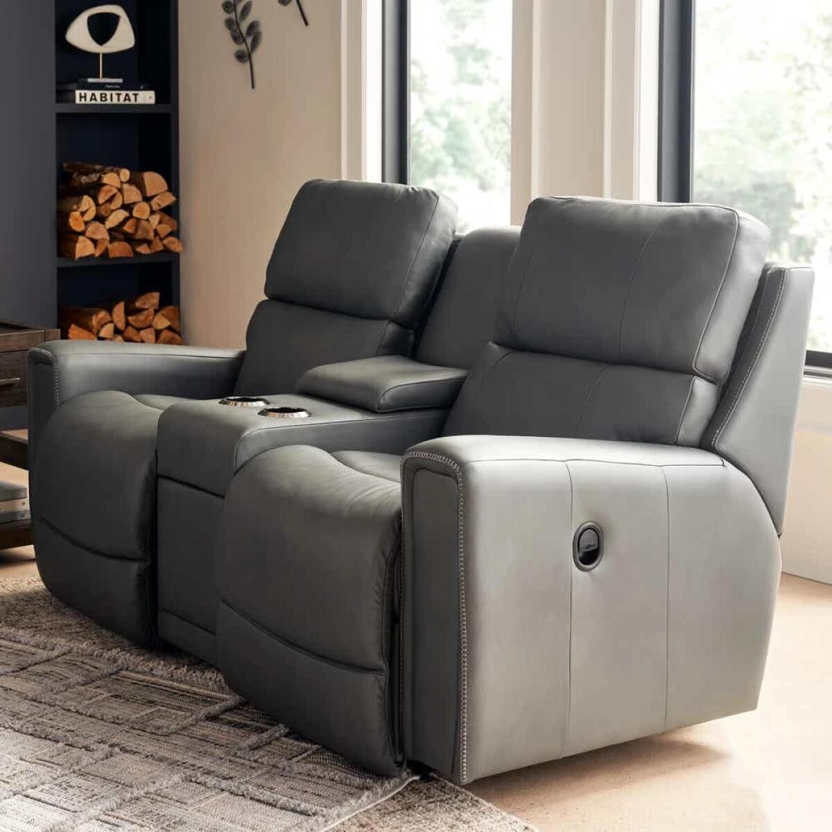 Apollo Reclining Loveseat w/ Console - 449757 - Image 3