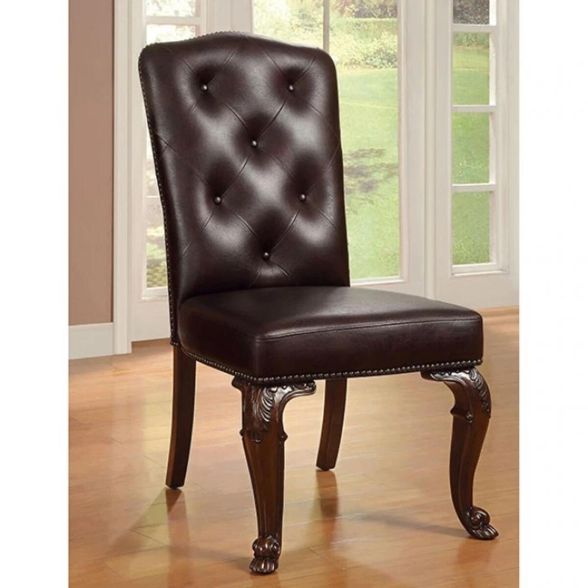 Bellagio 5 Pc Dining Table Set (Wooden Chairs) - Image 5