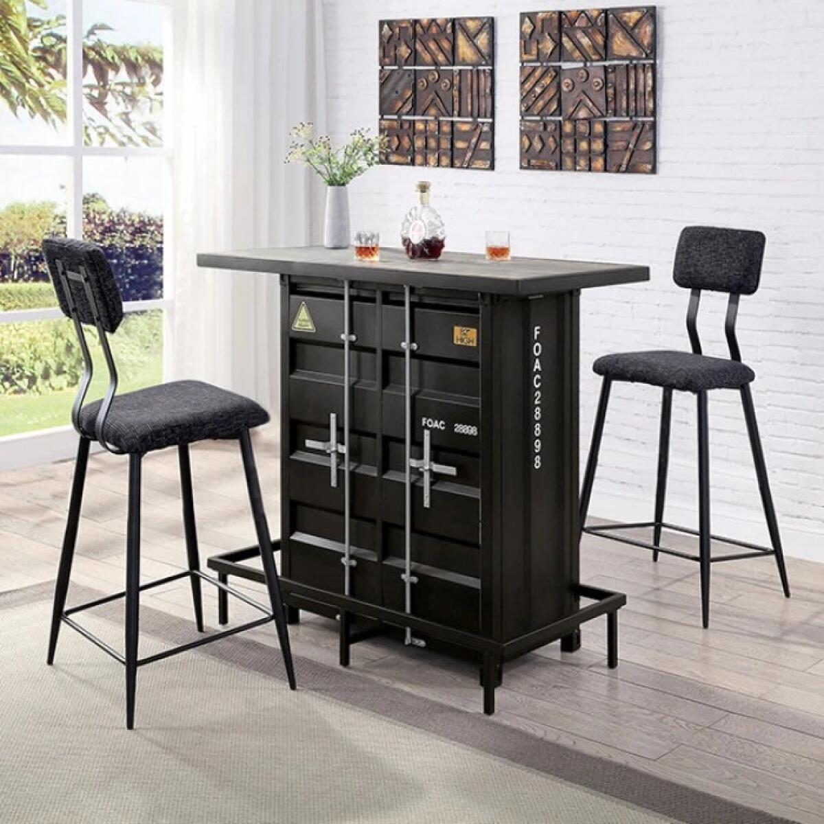 Dicarda 3 Pc Bar Table Set - Image 2