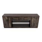 Balam 2 Drawer & 2 Door TV Stand, 80" for Fireplace - Image 4