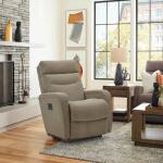Baron Power Rocking Recliner W/ Headrest & Lumbar, In Stock - Image 3