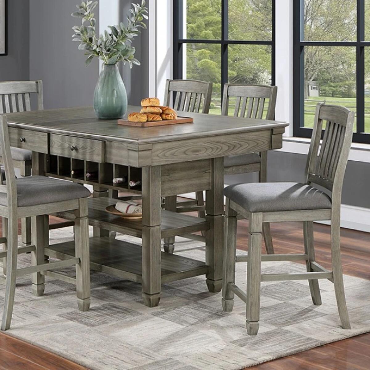 Anaya 7 Pc Counter Ht Table Set - Image 2
