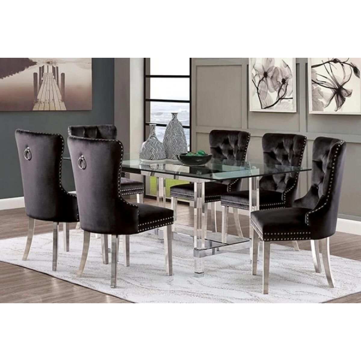Casper 7 Pc Dining Table Set - Image 4