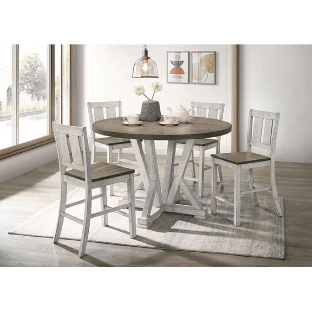 Dakota 5 Pc Counter Ht Table Set - Image 3