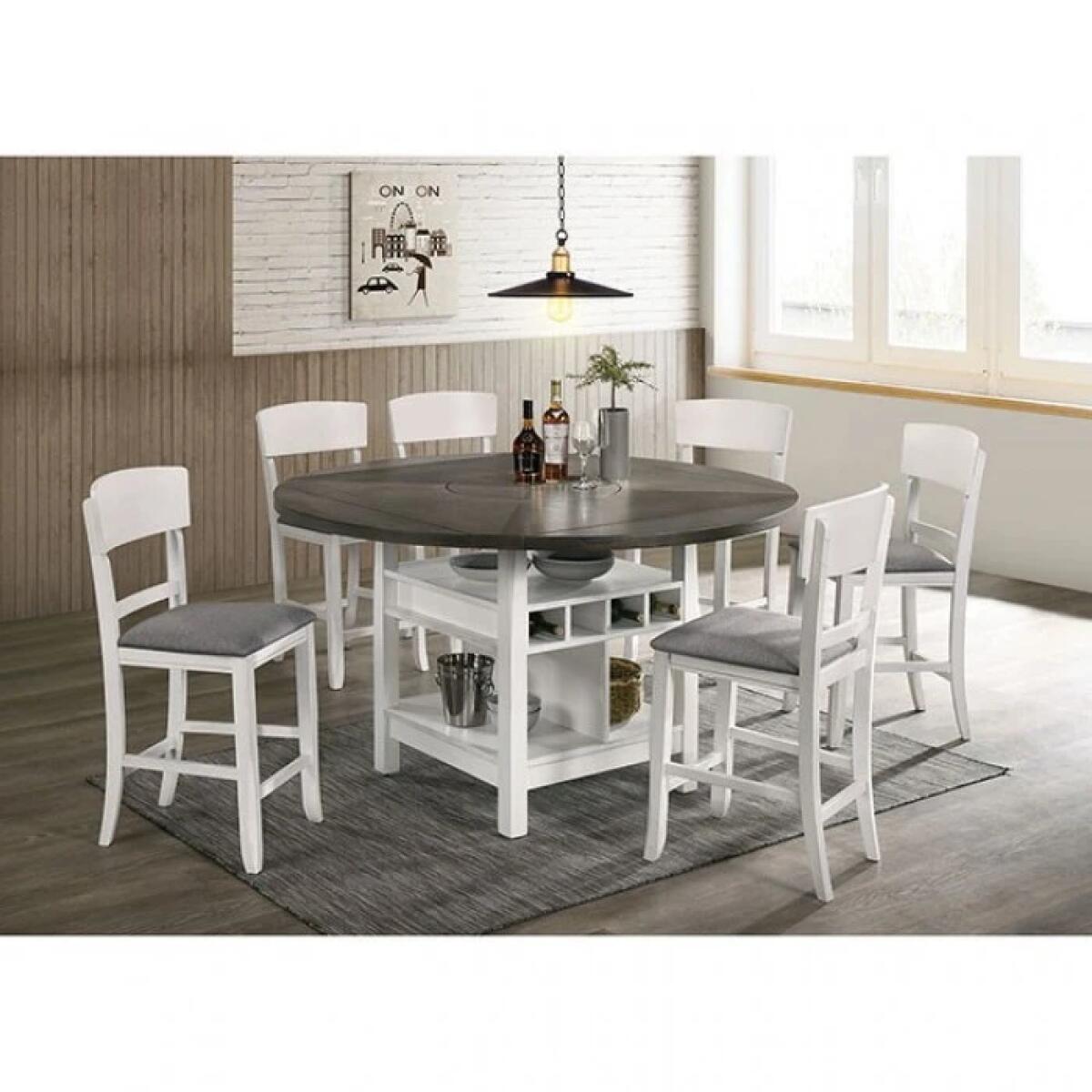 Stacie 7 PC Dining Table Set - Image 3