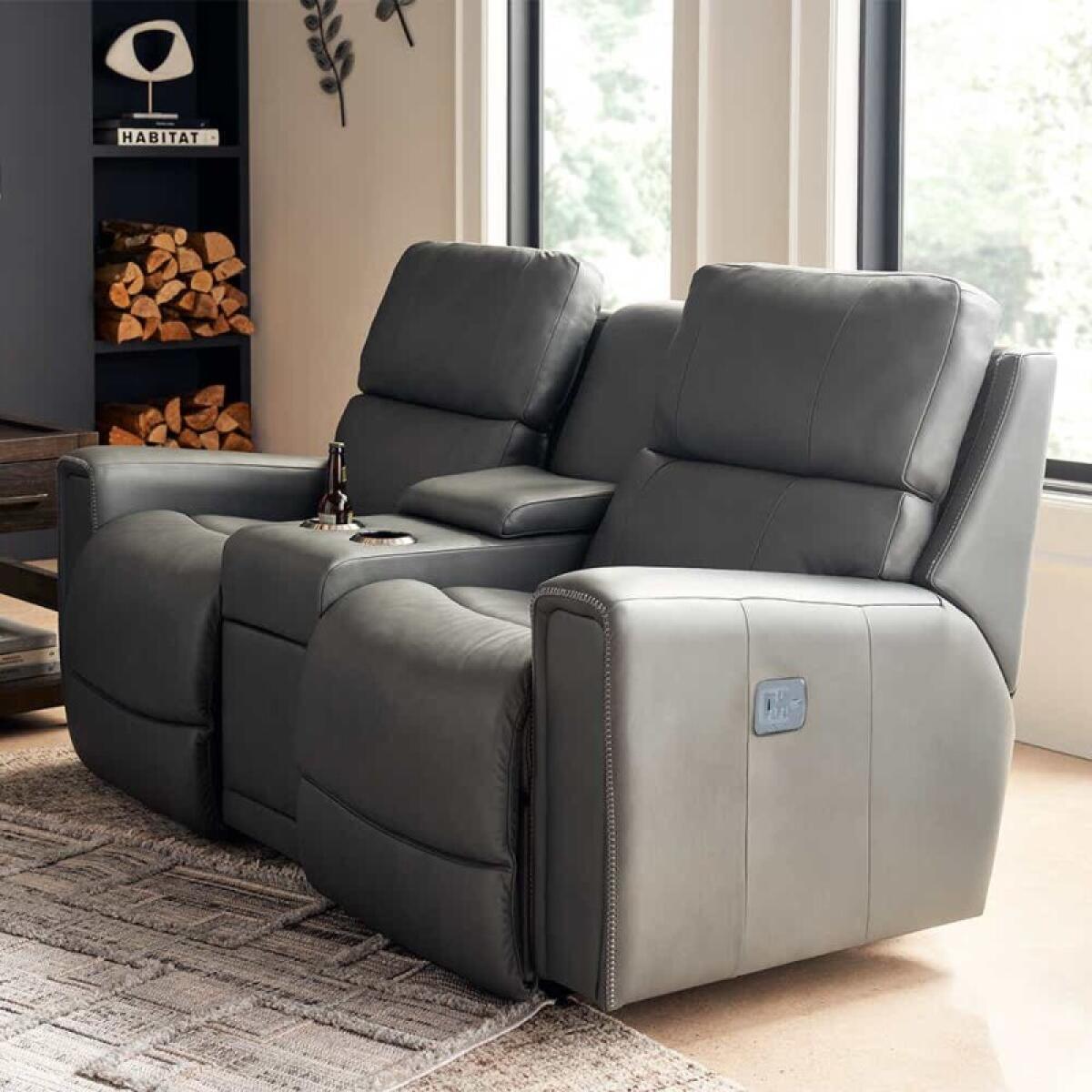 Apollo Power Reclining Loveseat W/ Console Headrest & Lumbar - Image 4