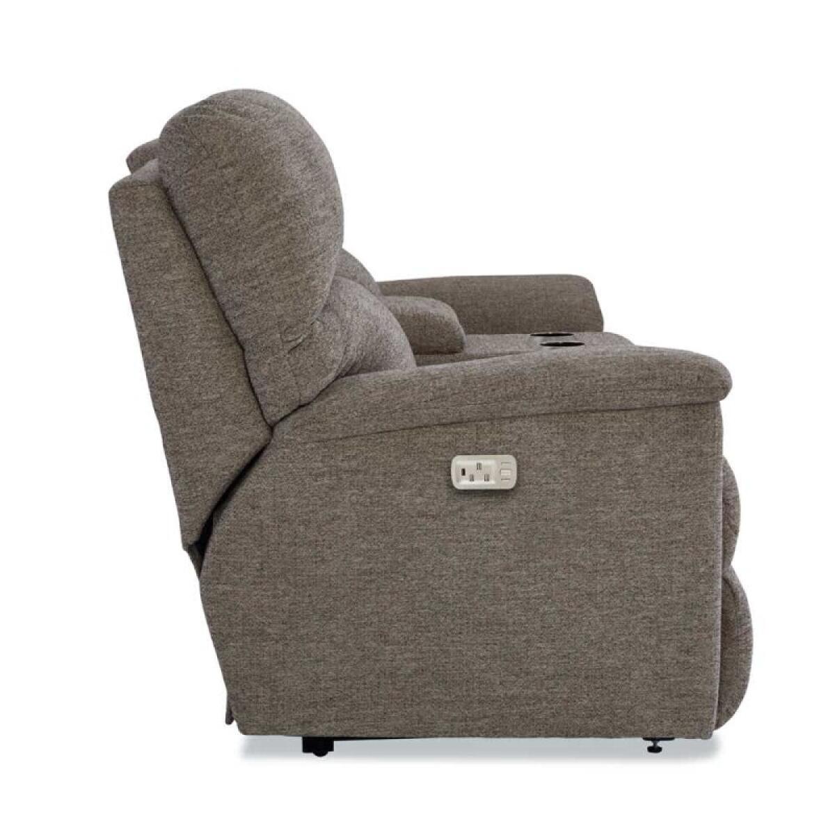 Brooks Power Reclining Loveseat w/ Headrest & Console - U49727 - Image 6