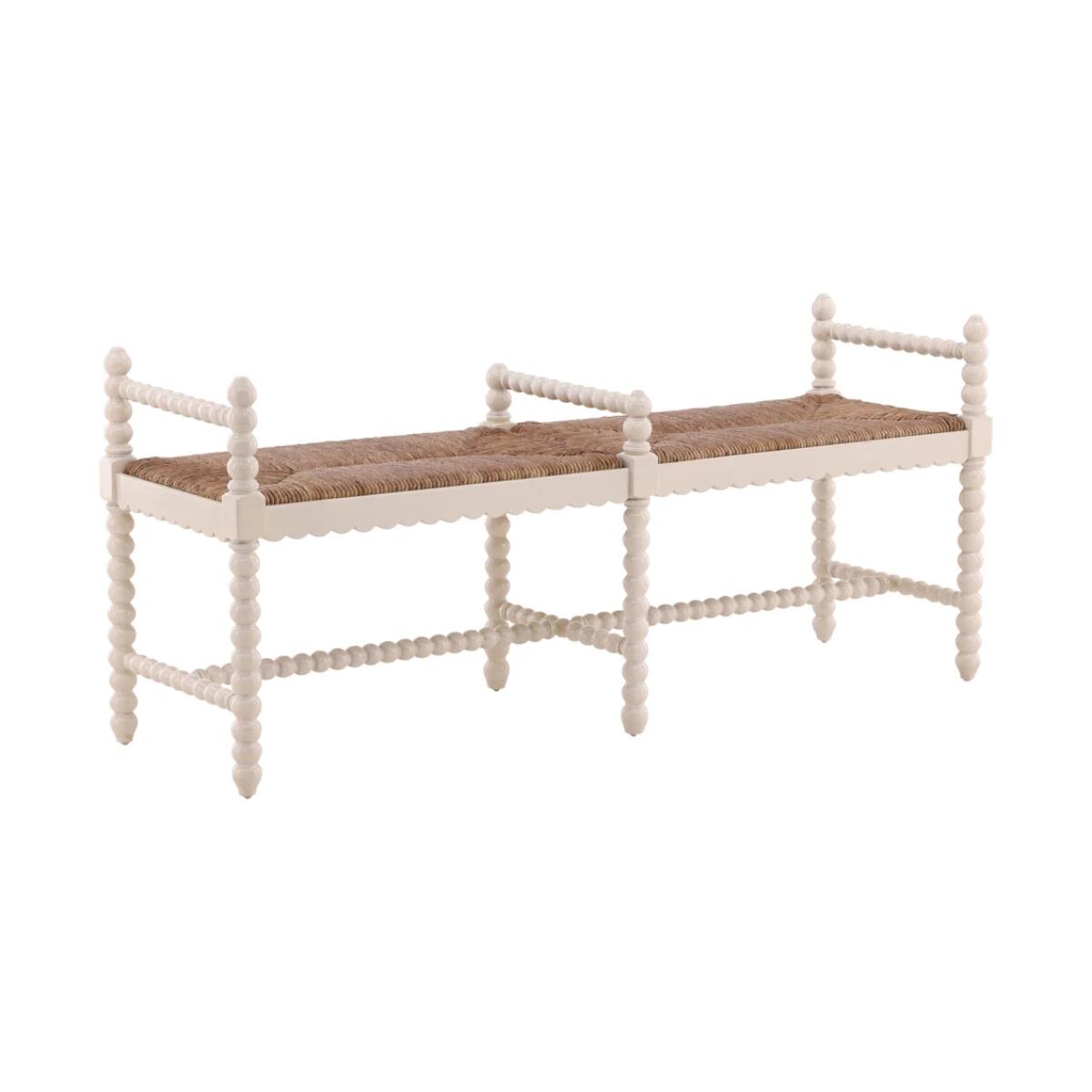 Cream Worrel Bench - Image 2