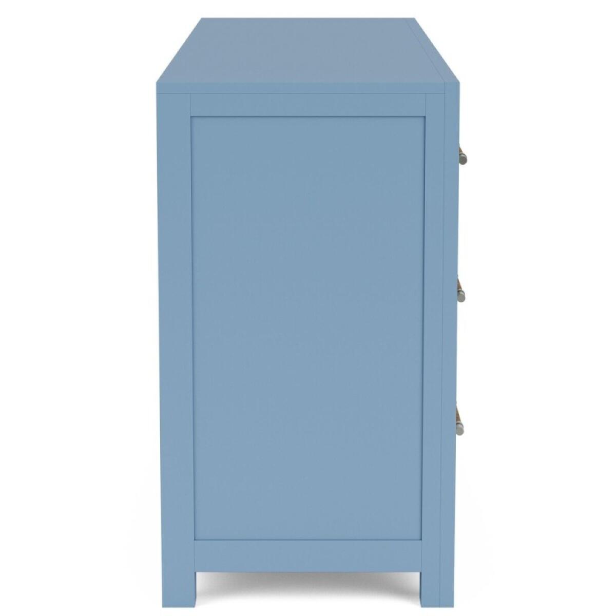 Rosalie 66" 6-Drawer Dresser-Blue - Image 8