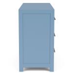 Rosalie 56" 6-Drawer Dresser-Blue - Image 4