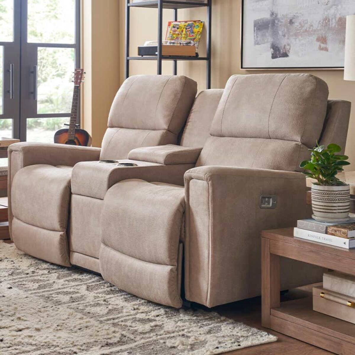 Apollo Power Reclining Loveseat W/ Headrest & Console - Image 4