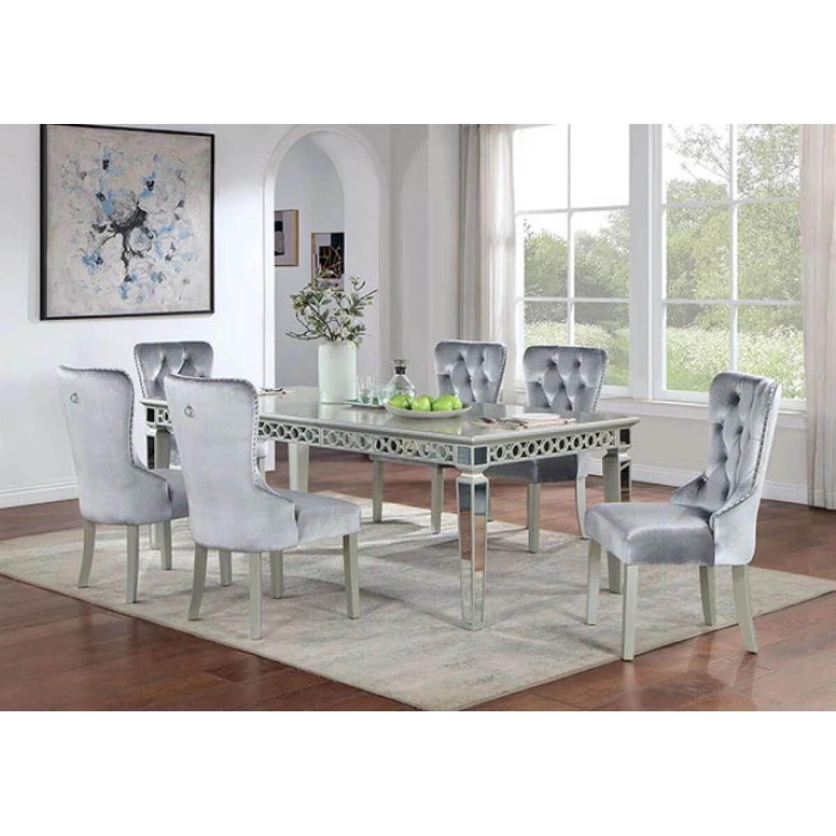 Adalia 7 Pc Dining Table Set - Image 3