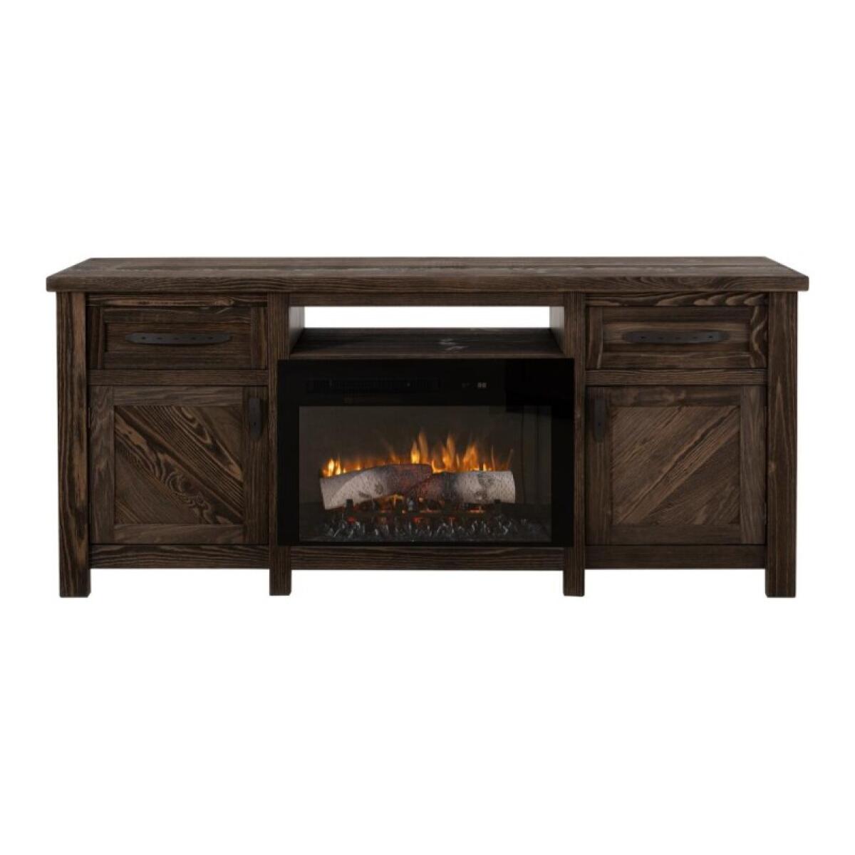 Dutton 2 Drawer, 2 Door, TV Stand for electric fireplace - Image 3