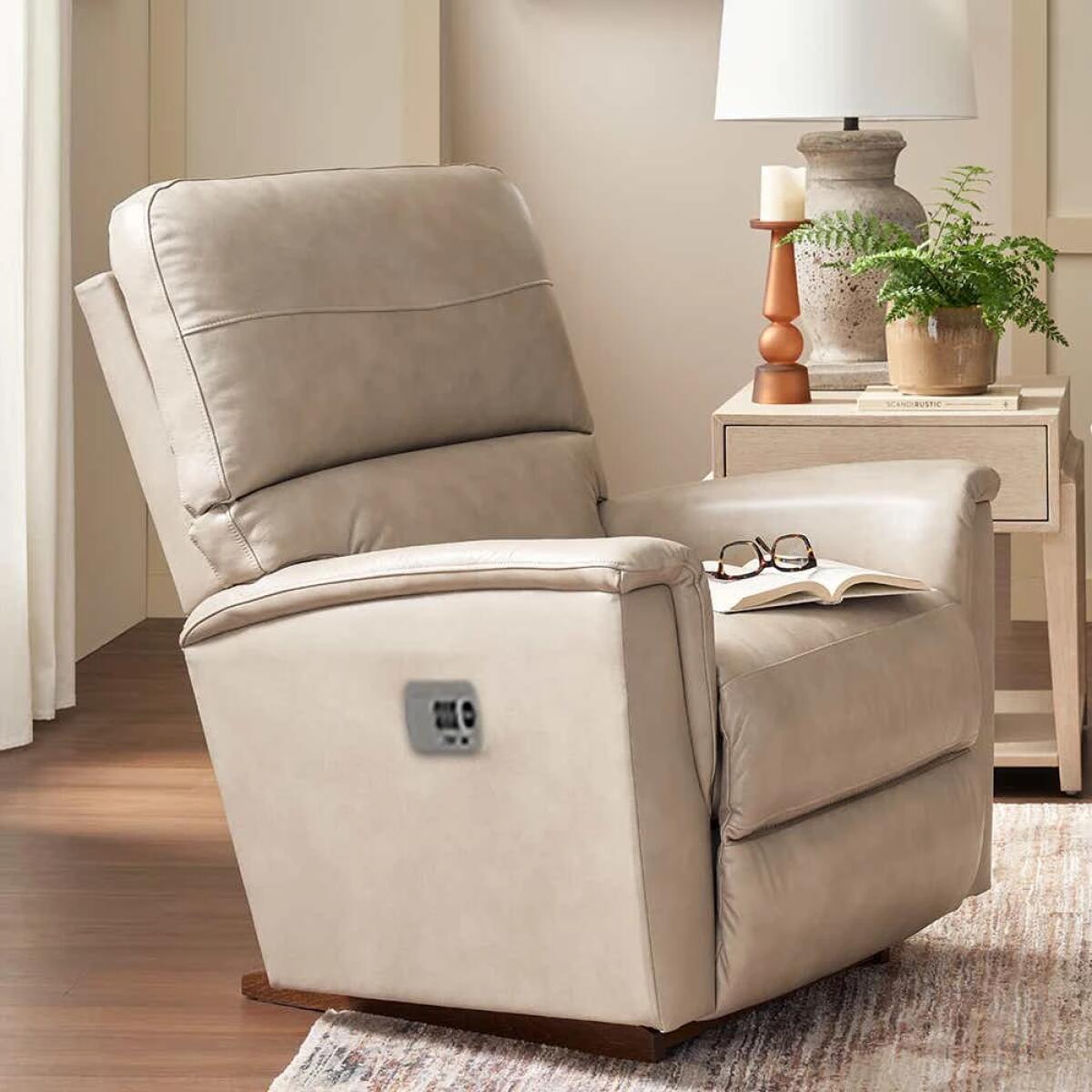 Ava Power Rocking Recliner w/ Headrest - 10U769 - Image 3