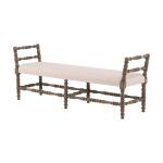 Martini Turned Leg Bench
