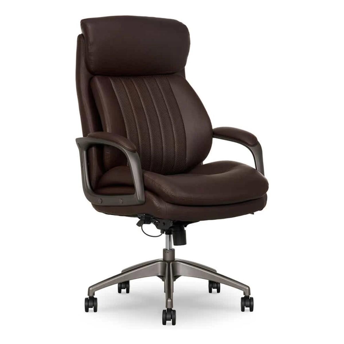 Nova Executive Leather Office Chair, Brown - 52372-BRN - Image 2