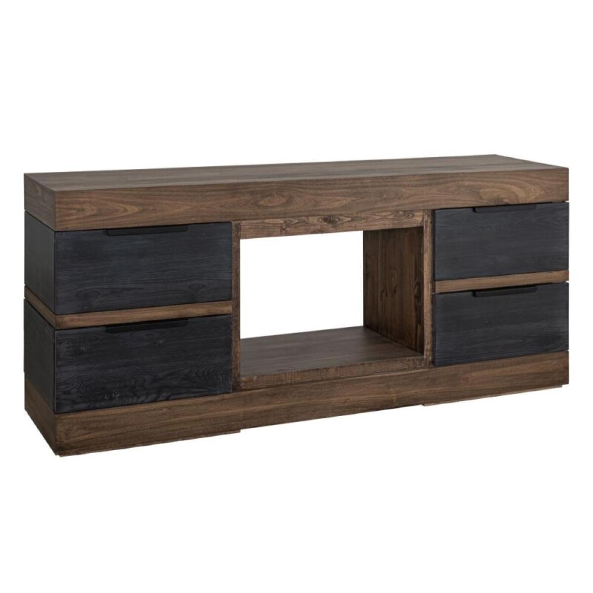 Tuxedo 4 Drawer Fireplace TV Stand 70" - Image 3