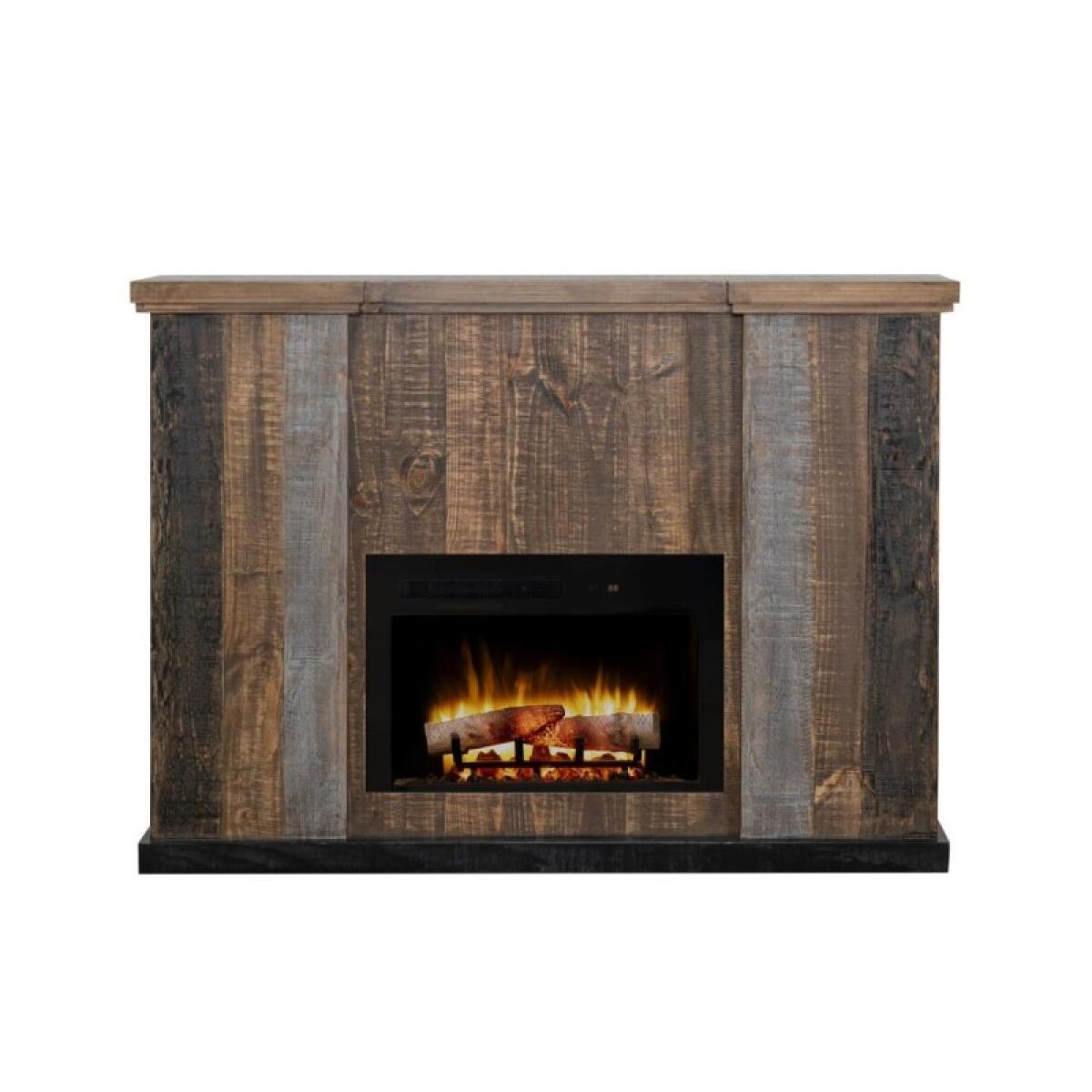Loft Brown Fireplace Console - Image 2
