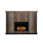 Loft Brown Fireplace Console