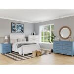 Rosalie 56" 6-Drawer Dresser-Blue - Image 6