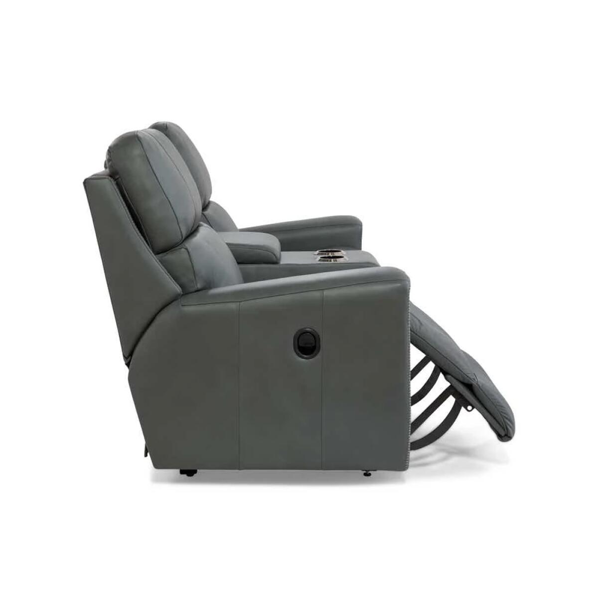Apollo Reclining Loveseat w/ Console - 449757 - Image 8