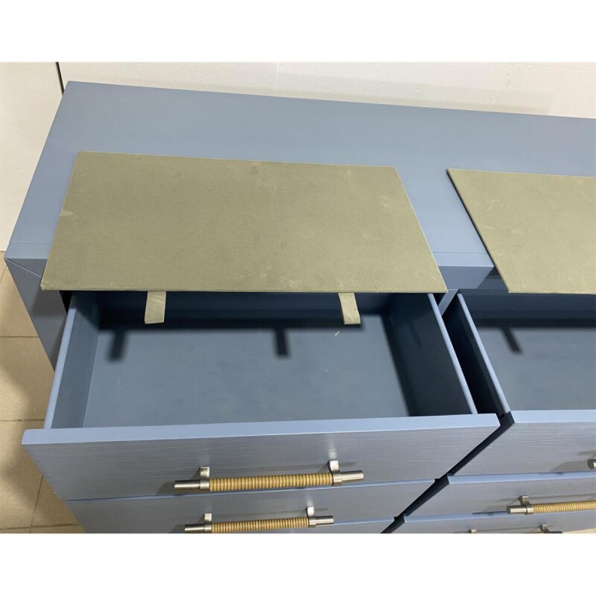Rosalie 56" 6-Drawer Dresser-Blue - Image 10
