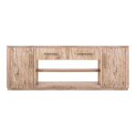 Balam 2 Drawer & 2 Door TV Stand, 80" for Fireplace