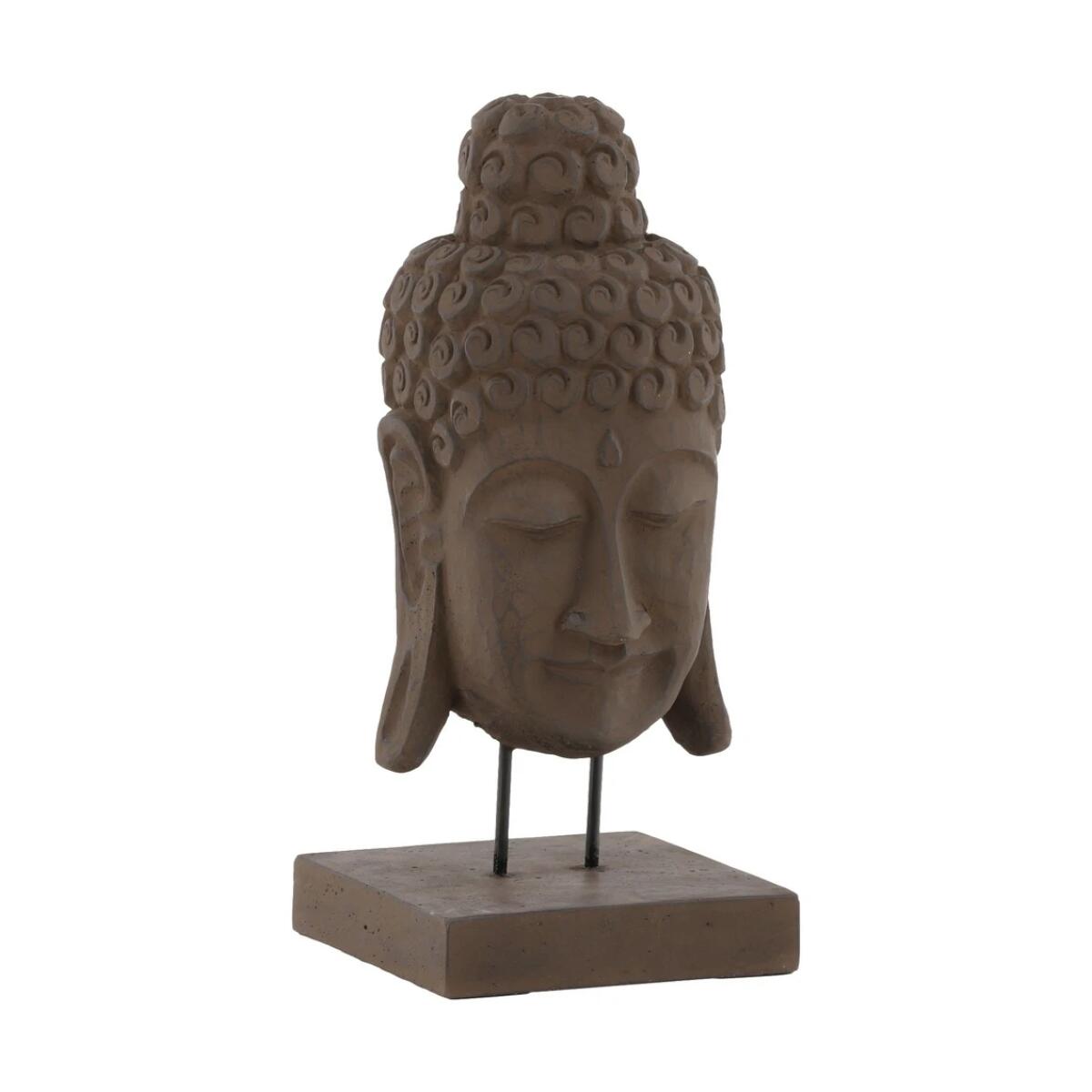 bb5216c05ba8f526e0a9d56edfc2b72a Carved Buddha Head - Image 1