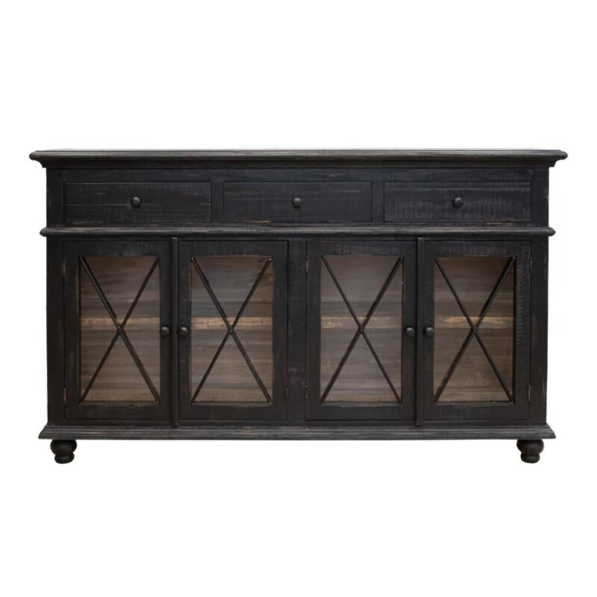 Vintage 3 Drawer 4 Doors 70" Console - Image 2
